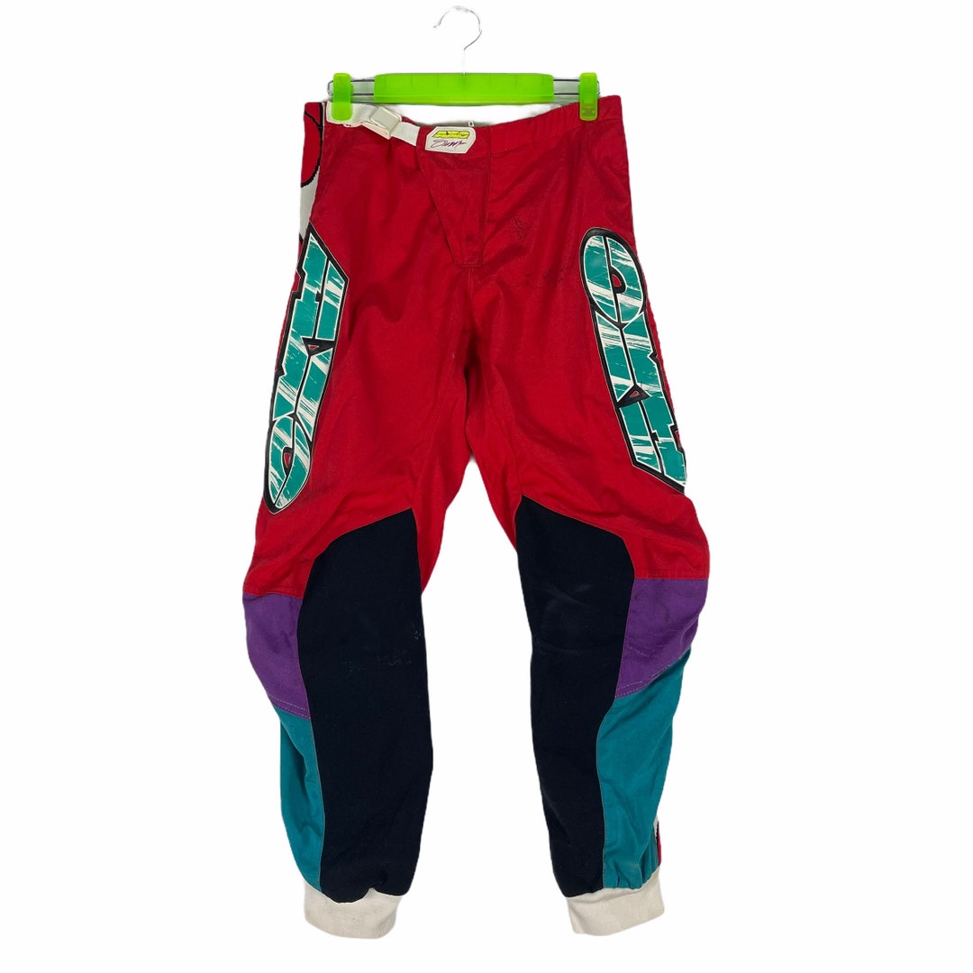 Vintage 90s AXO Motorcross SCX 2 Pants Fox Racing Pants Multi Colour ...