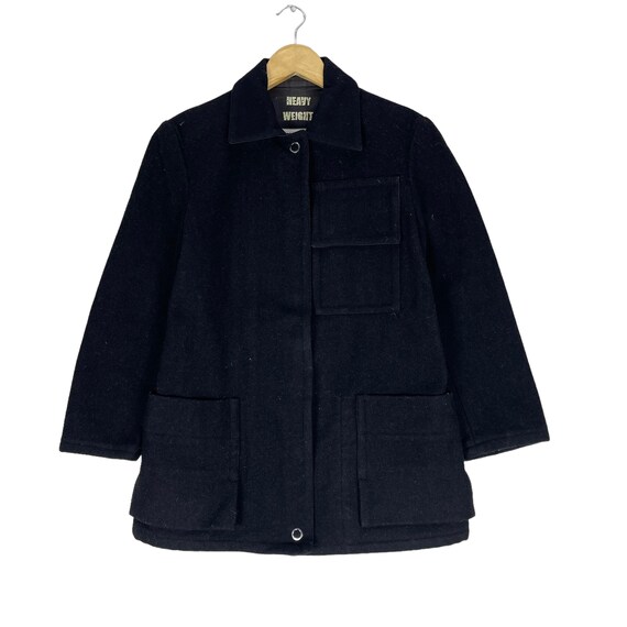 Maison Margiela Wool Shirt Jacket Blouse Men Size 44 Navy