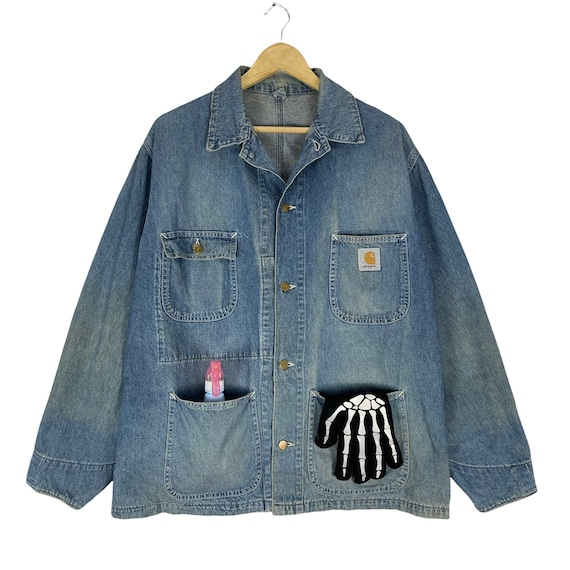 Monogram Workwear Denim Jacket Green