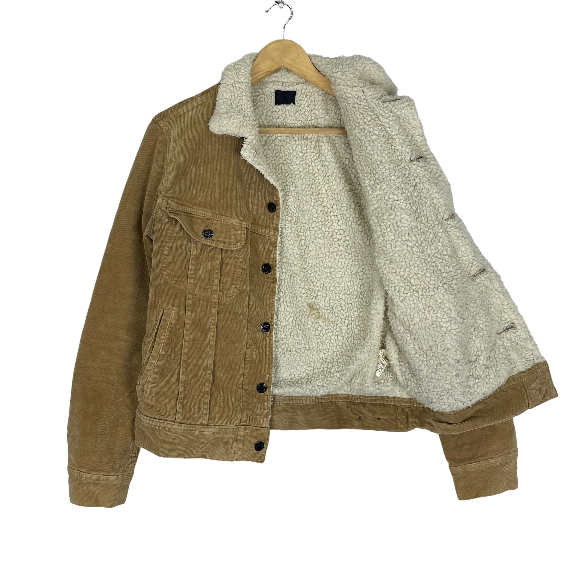 Lee cord sherpa jacket top