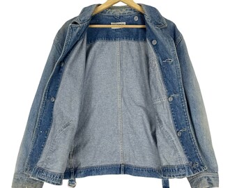 Vintage 90s Plantation Issey Miyake Denim Jacket - Size Large - Etsy