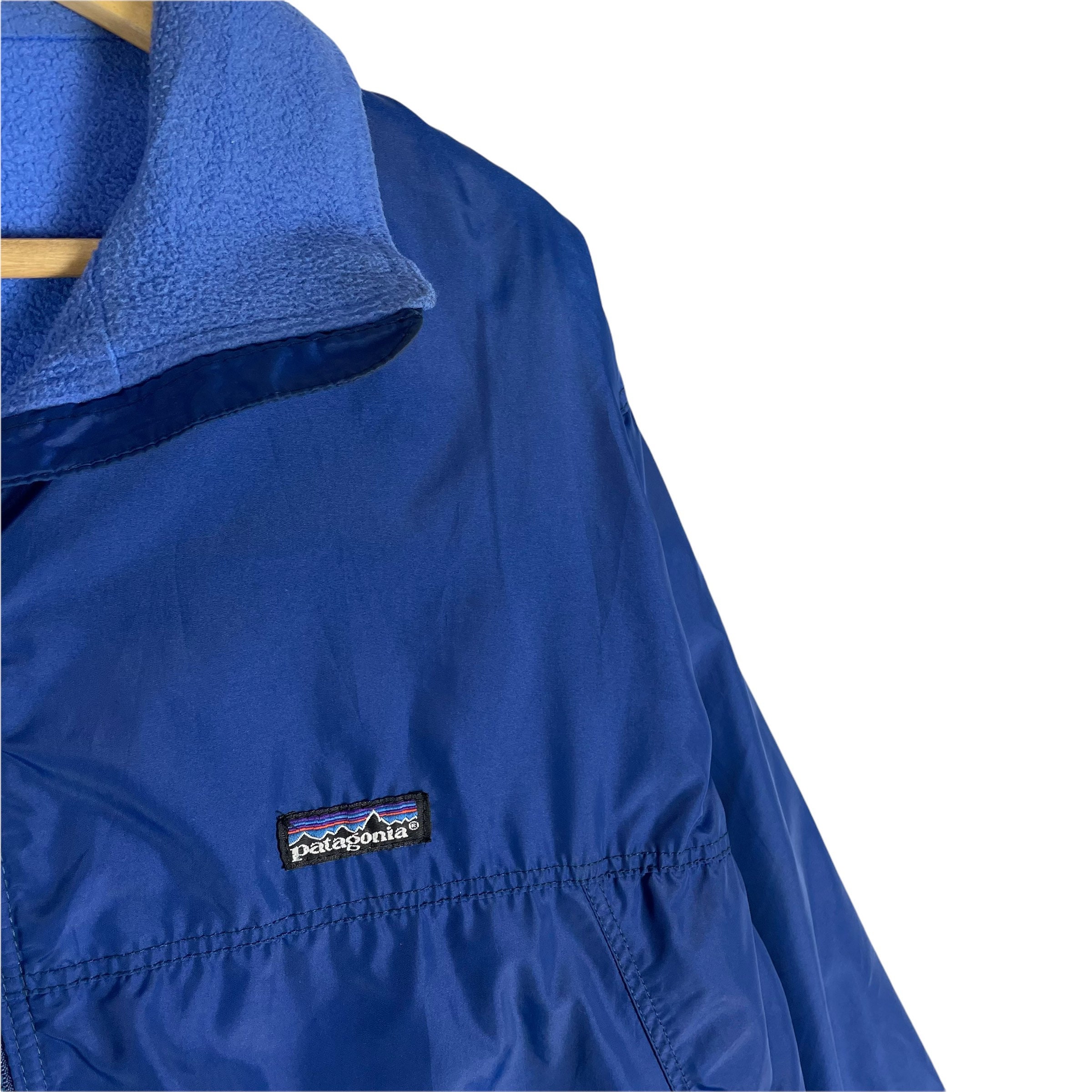 Vintage 90s PATAGONIA Jacket Zipper Inner Fleece Windbreaker 