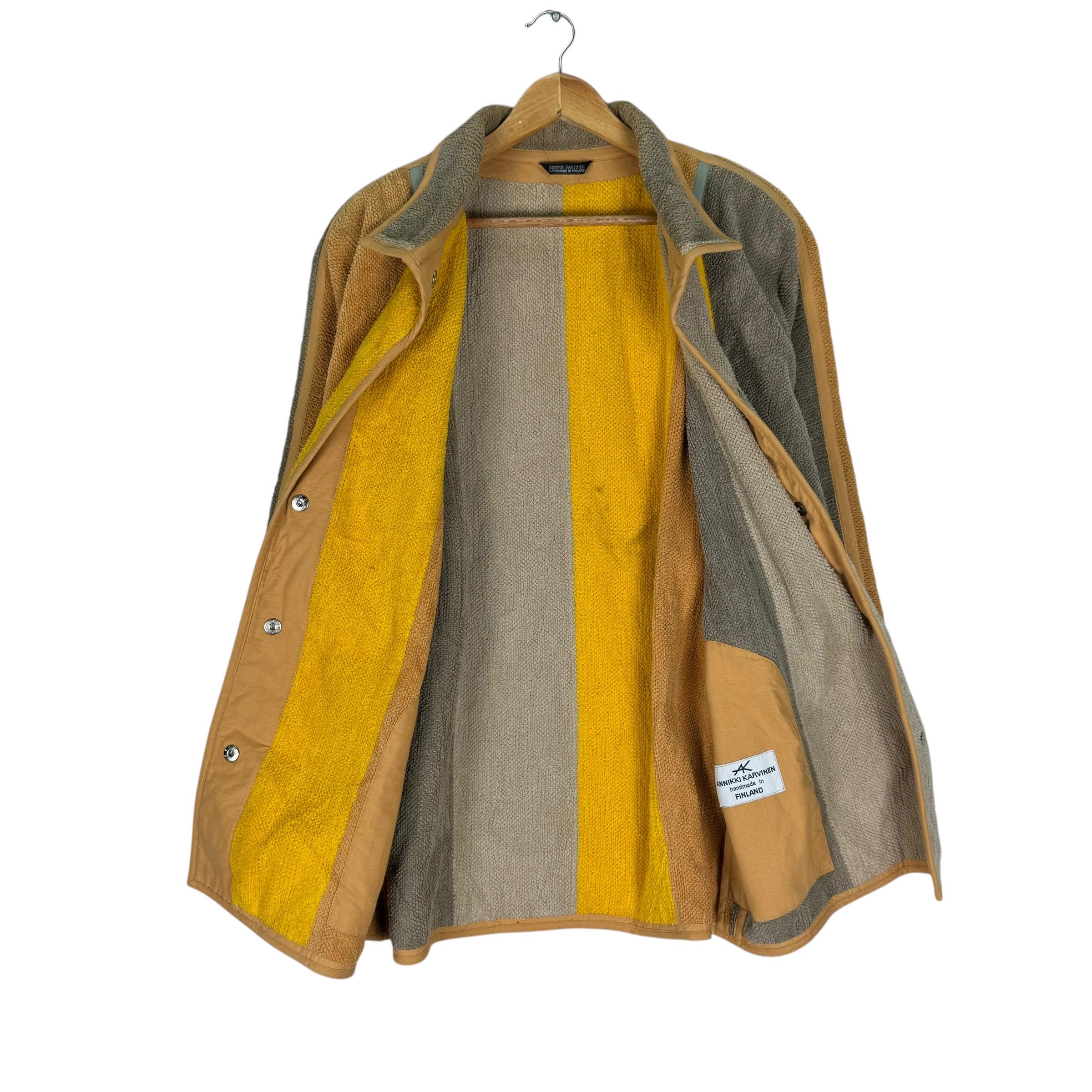 Vintage 90s Annikki Karvinen Colorway Handmade Finland Striped