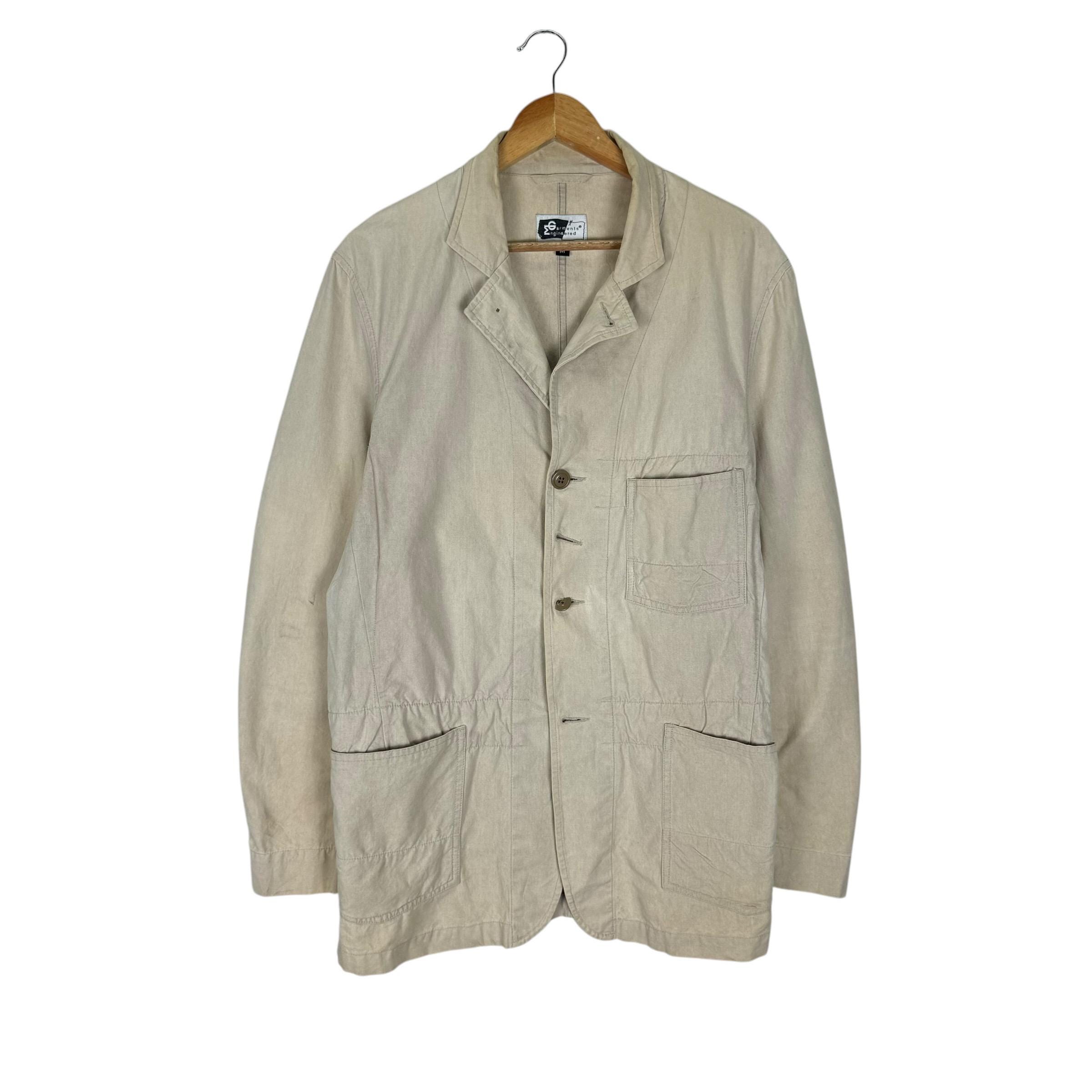Engineered Garments Canvas Workwear Biege Colour Nepenthes Jacket