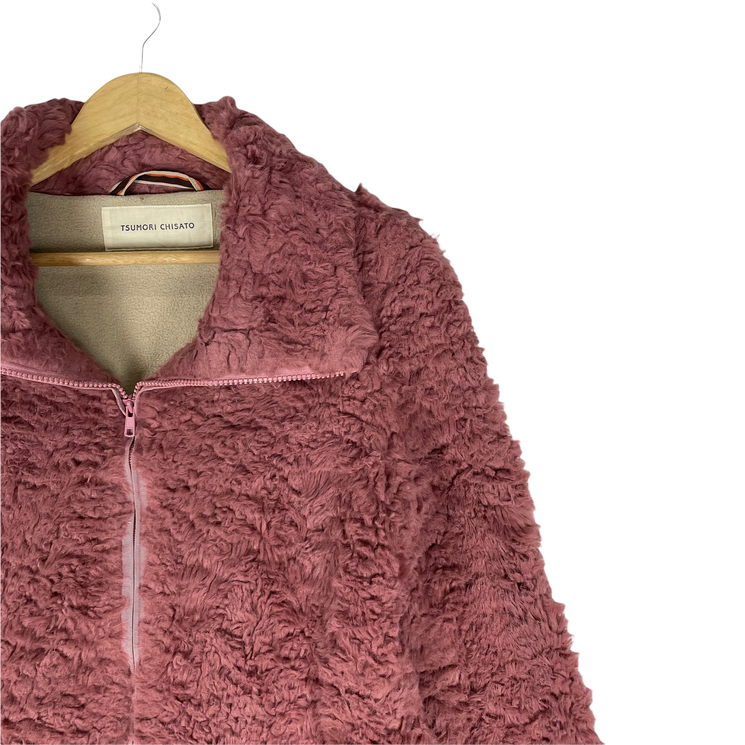 Tsumori Chisato Faux Fur Fleece Jacket - Japanese Designer Medium