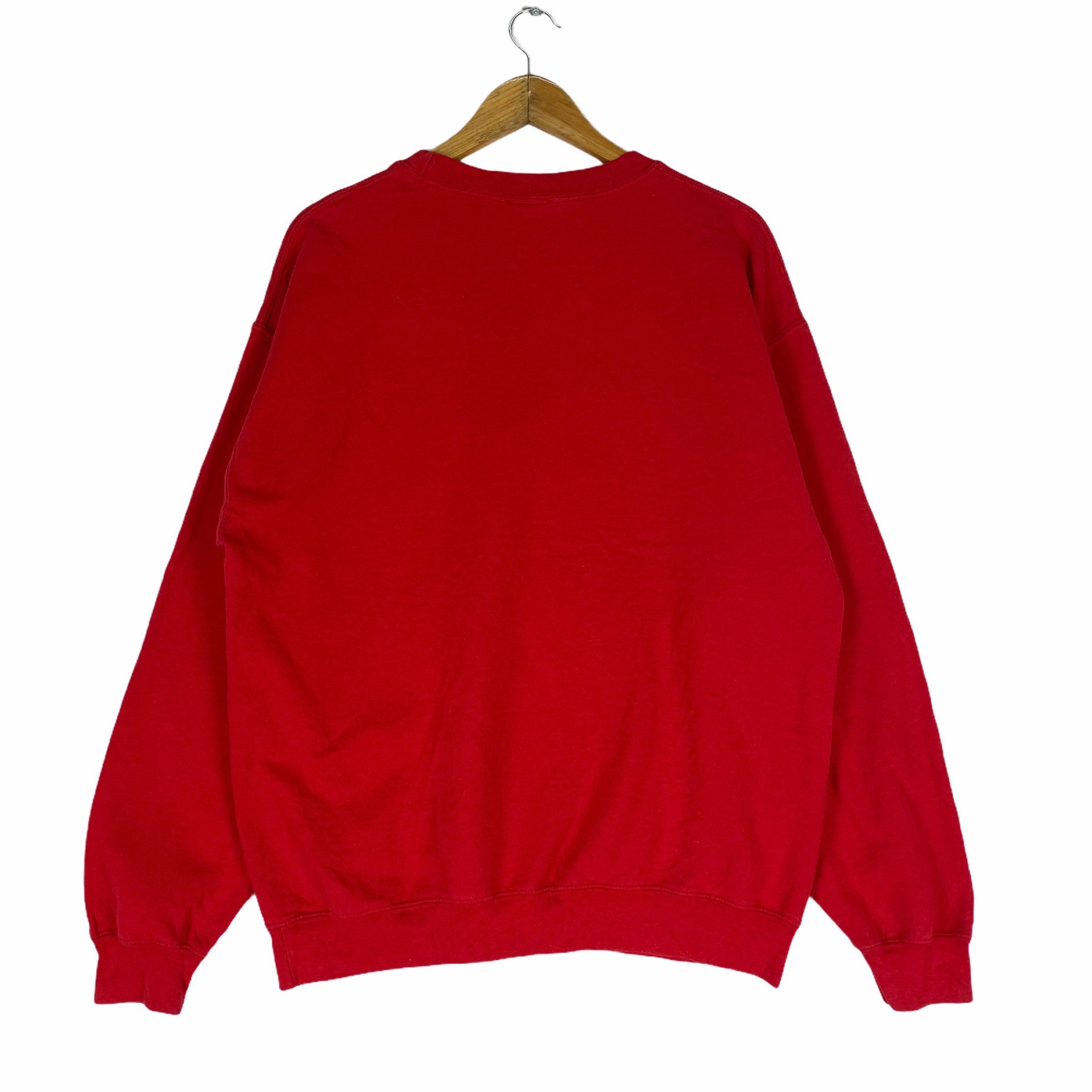 Vintage 90s Seattle University Sweatshirt Big Logo Red