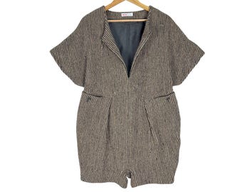 Ne Net Issey Miyake Jumpsuit Striped Jacket - Size M