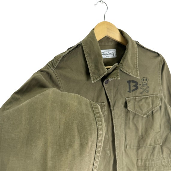 HYSTERIC GLAMOUR Japan Military Style M65 Button Shir… - Gem