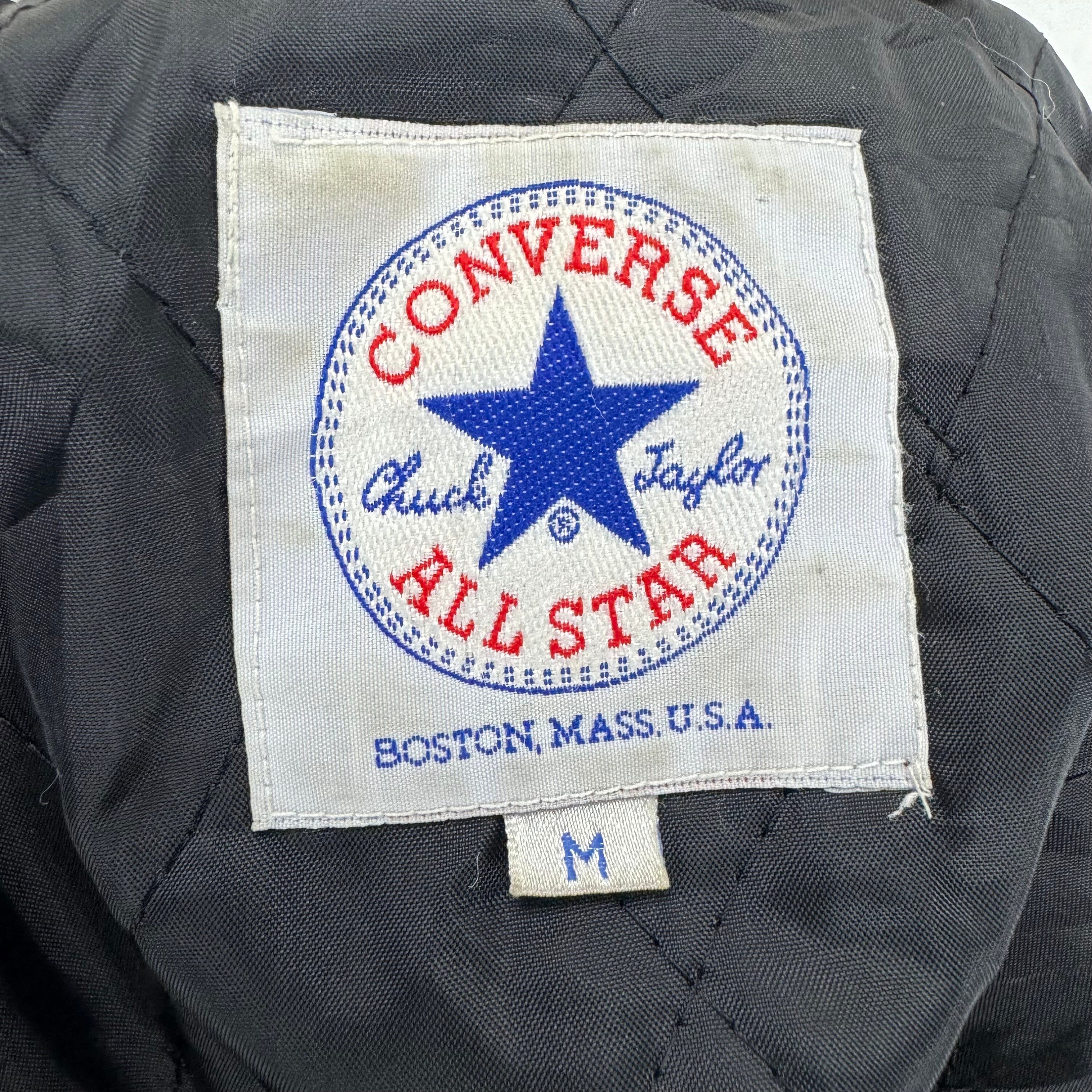Vintage 90s Converse All Star Boston Varsity Bomber Jacket 