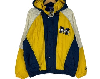 Vintage Michigan 1/2 Zip Anorak Pullover Starter Jacket - XL