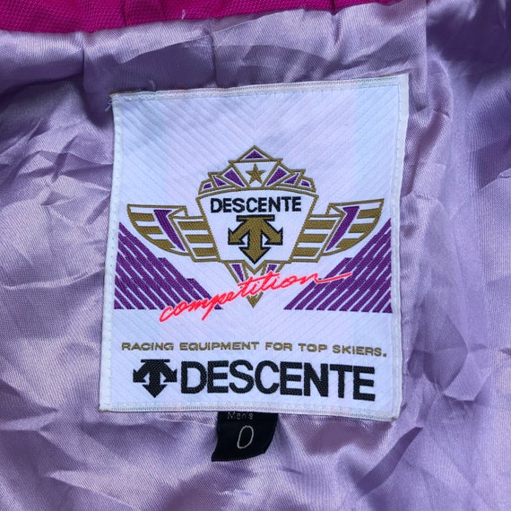 Vintage 80s Descente Skiing Jacket L Snowboard Competition Patch
