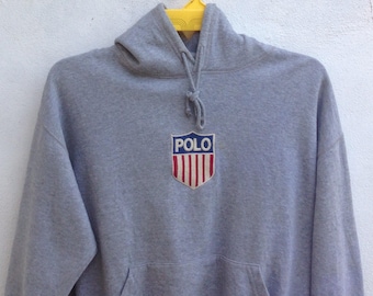 Vintage Polo Von Ralph Lauren K Swiss Hoodie Sweatshirts Logo Bestickt Große Größe