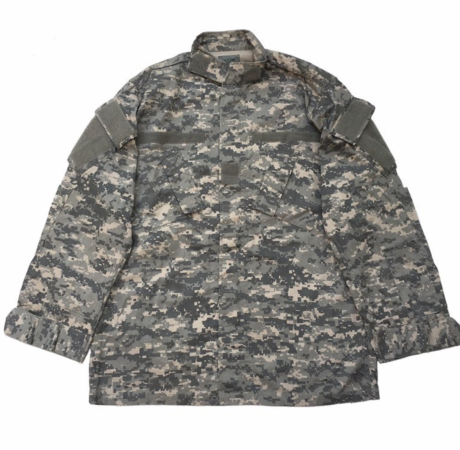 A Tacs Ghost Gear Assault Force Military Jacket Digital Camouflage Camo ...