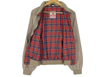 Vintage 70s Baracuta G9 Harrington Jacket: England Brown Cotton  