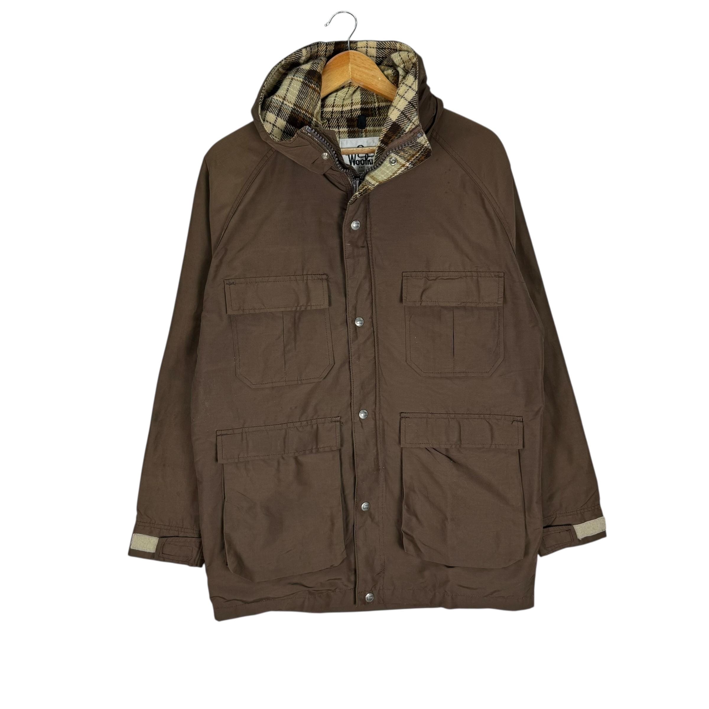 Vintage 70s Woolrich Hoodie Brown Mountain Parka - Size L - Etsy