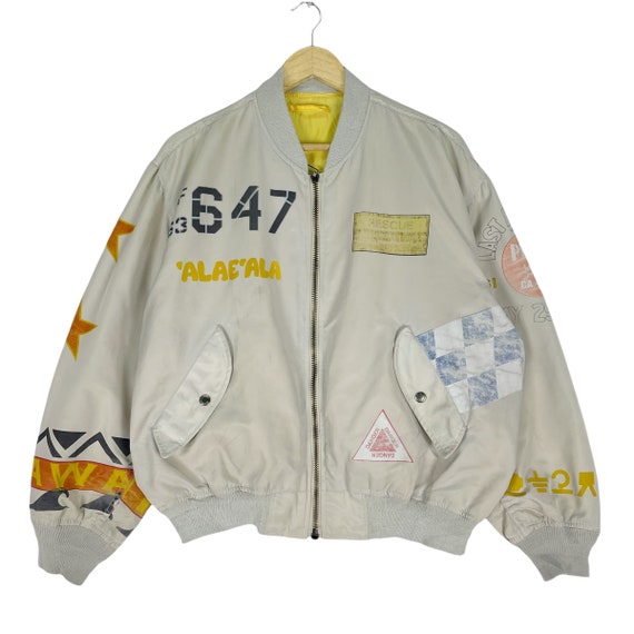 Vintage AVIREX MA-1 Flight Bomber Jacket: Military Tactical