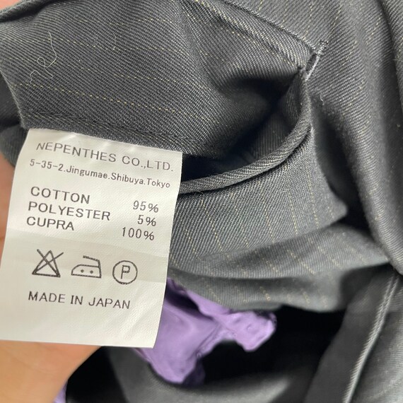 Needles Striped Light Button Jacket Nepenthes New… - image 9