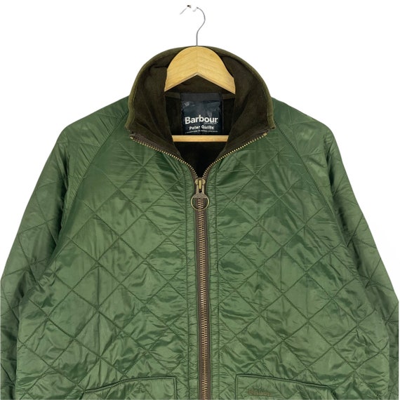 BARBOUR Polar Quilts Guilted Jacket Zipper Down W… - image 3