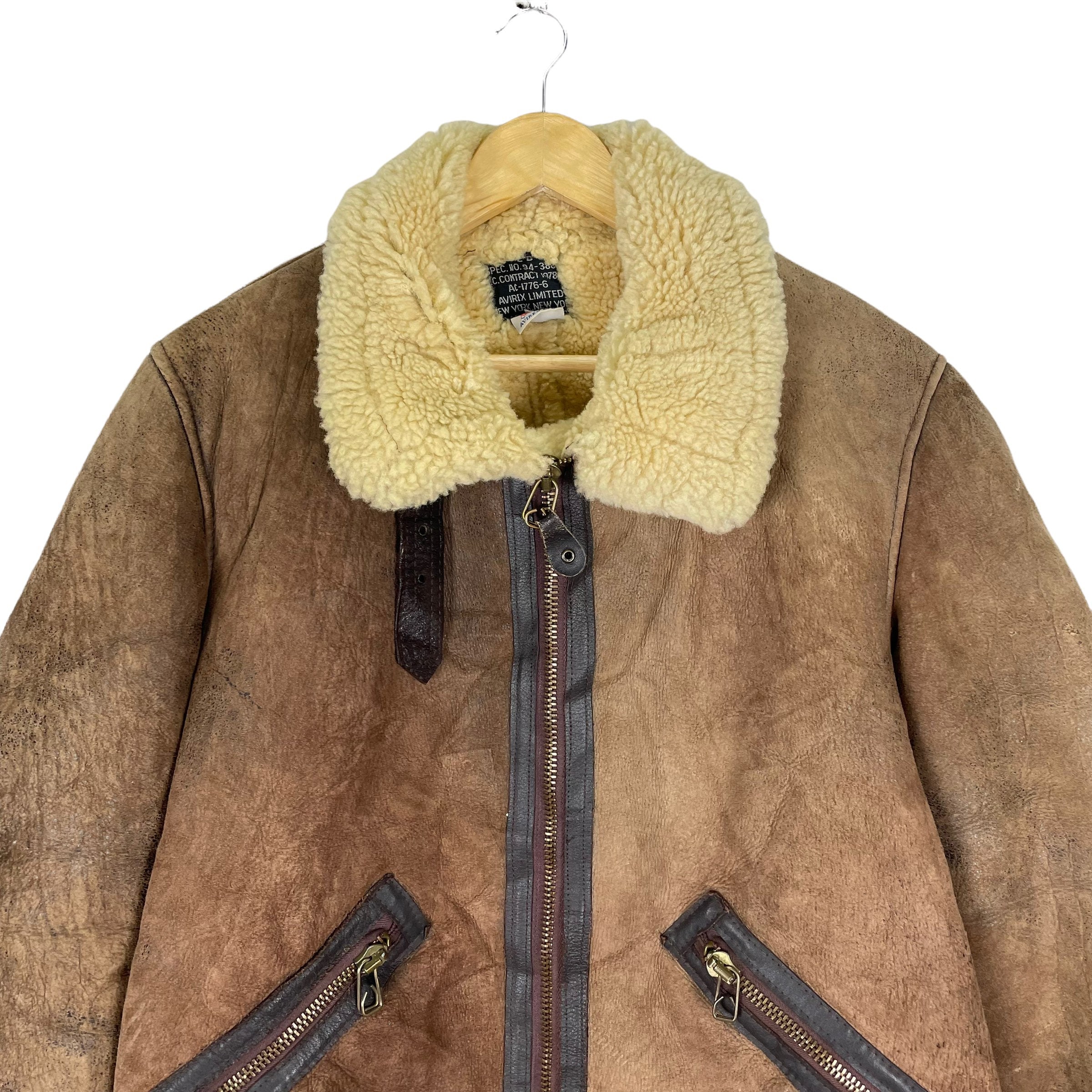 AVIREX 80s archive n2b fur jacket y2k 平成 AVIREX 80s archive n2b fur jacket y2k 平成
