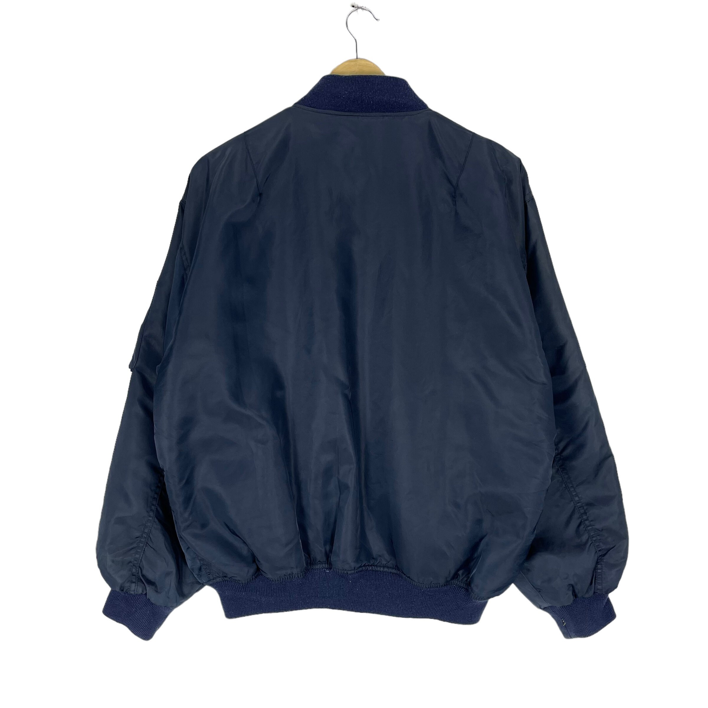 SUNTORY COFFEE BOSS ナイロンスタジャン 90s ビンテージ Vintage 90s Suntory Coffee Boss Reversible Varsity Jacket