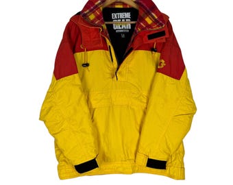 Vintage 90s Asics Austria Ski Jacket: Multi-color Racing Hoodie