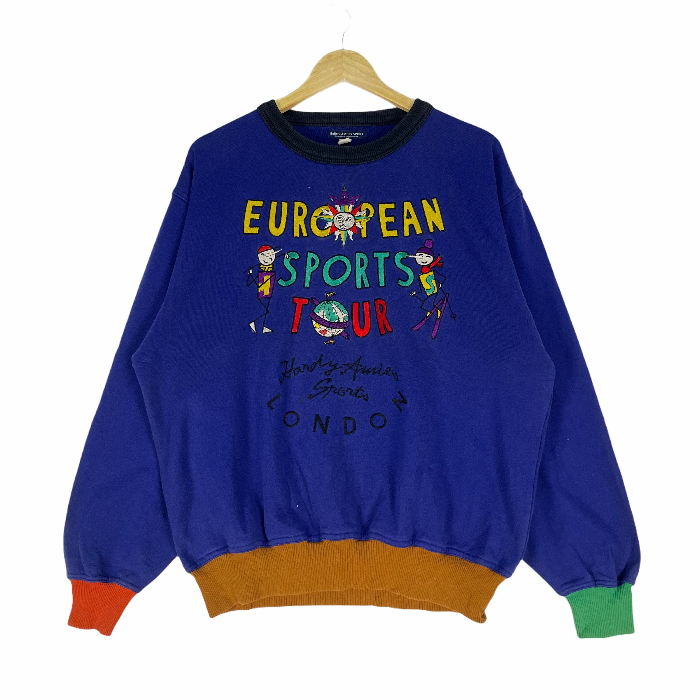 Hardy Amies Sweatshirt Hardy Amies Sports Tour London Multi - Etsy