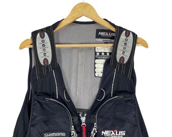 SHIMANO Nexus Limited Pro Vest Fishing Gear Utility Multi Pocket Black  Colour Tactical Size Large -  Sweden