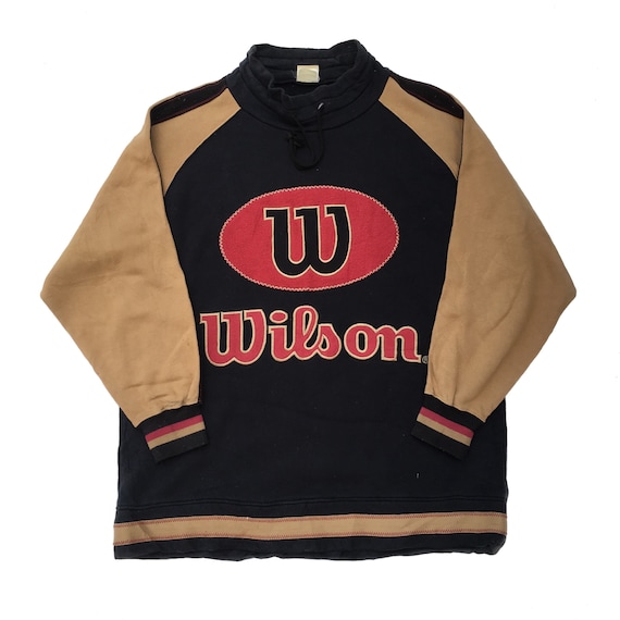 WILSON Sweatshirt Groot Logo Spel Kleur Blok Sportkleding - Etsy België