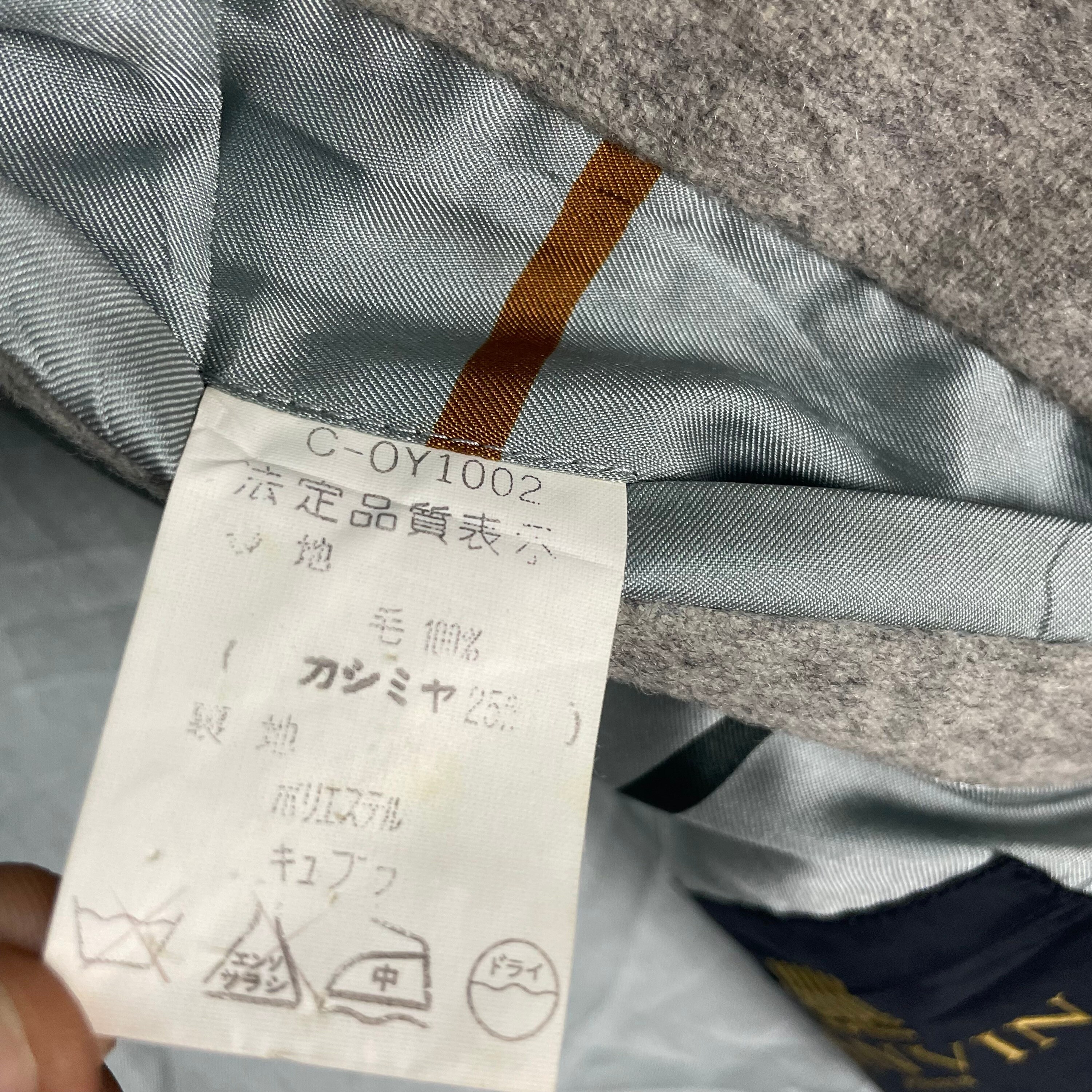 【関税&送料込】Lanvin Coat LANVIN Monogram Inside Trench Coat Jacket Light Grey Colour
