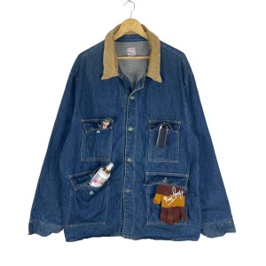 POINTER(ポインター) LINED DENIM JEAN JACKET Pointer Brand Chore Denim Coat | Drop