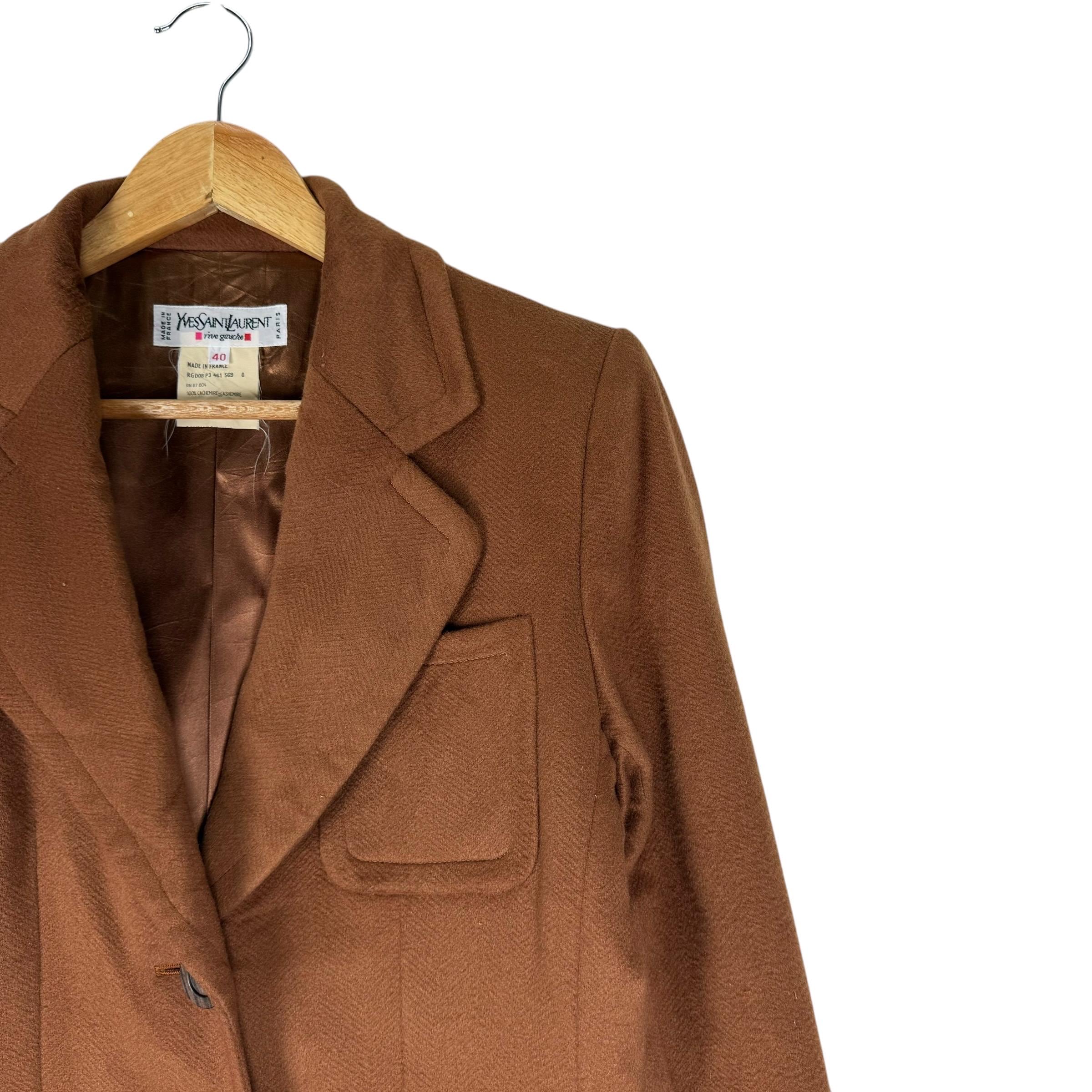 1980-90s YSL rive gauche ナイロンコート Yves Saint Laurent 80s Rive Gauche Double Breasted Trench