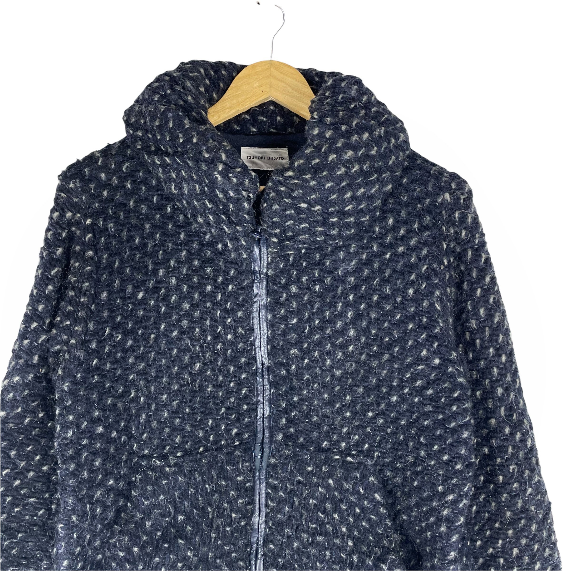 TSUMORI CHISATO Polka Dot Zipper Collar Jacket Issey Miyake