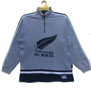 Rare!! Canterbury Of The New Zealand Sweatshirt Half Zipper Big Logo Longsleeve Activewear Size Medium