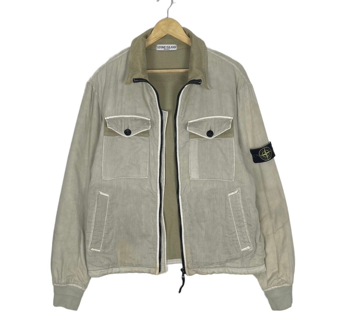 ジャケット・アウター s/s 1996 stone  by massimo osti Vintage Stone Island Ice Bomber Jacket in Purple-Pink