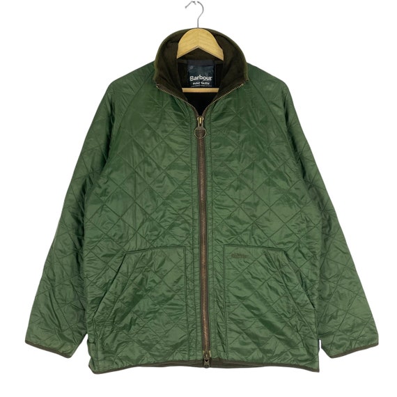 BARBOUR Polar Quilts Guilted Jacket Zipper Down W… - image 2