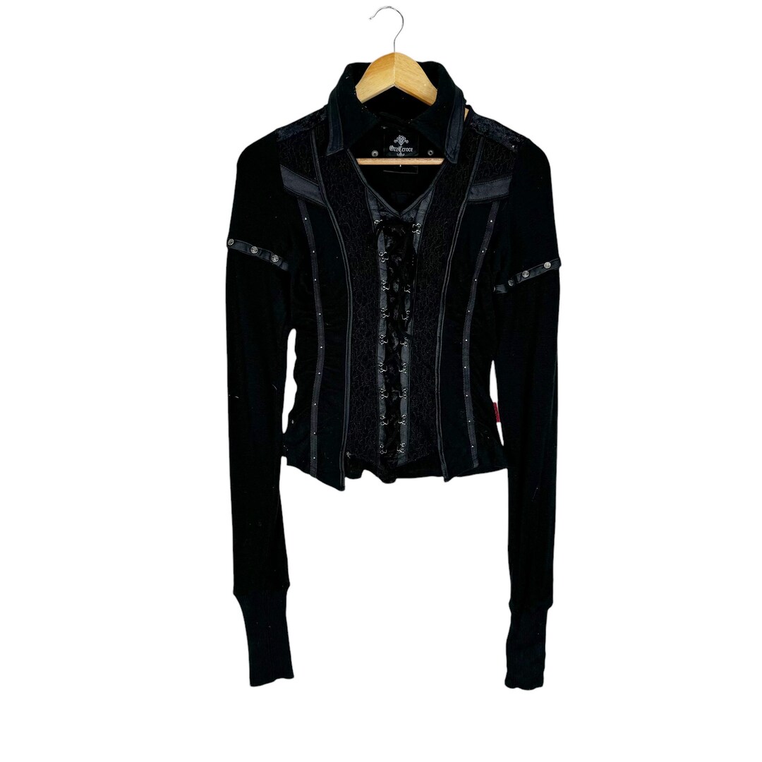 Ozz Croce ゴシック クロップド ローブ ジャケット - 日本のブランド