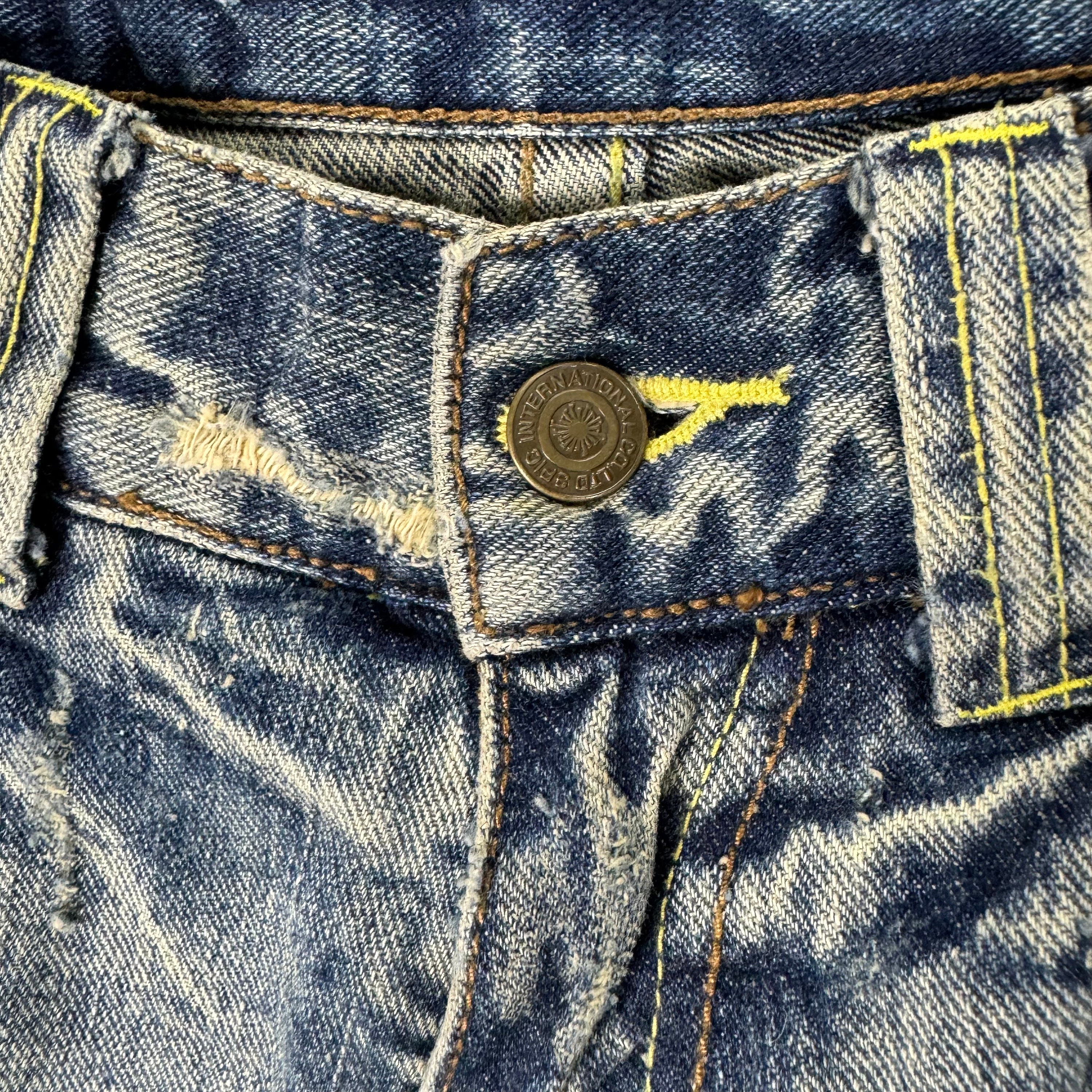 Tornado Mart Japan Distressed Japan Style Jeans Denim Blue