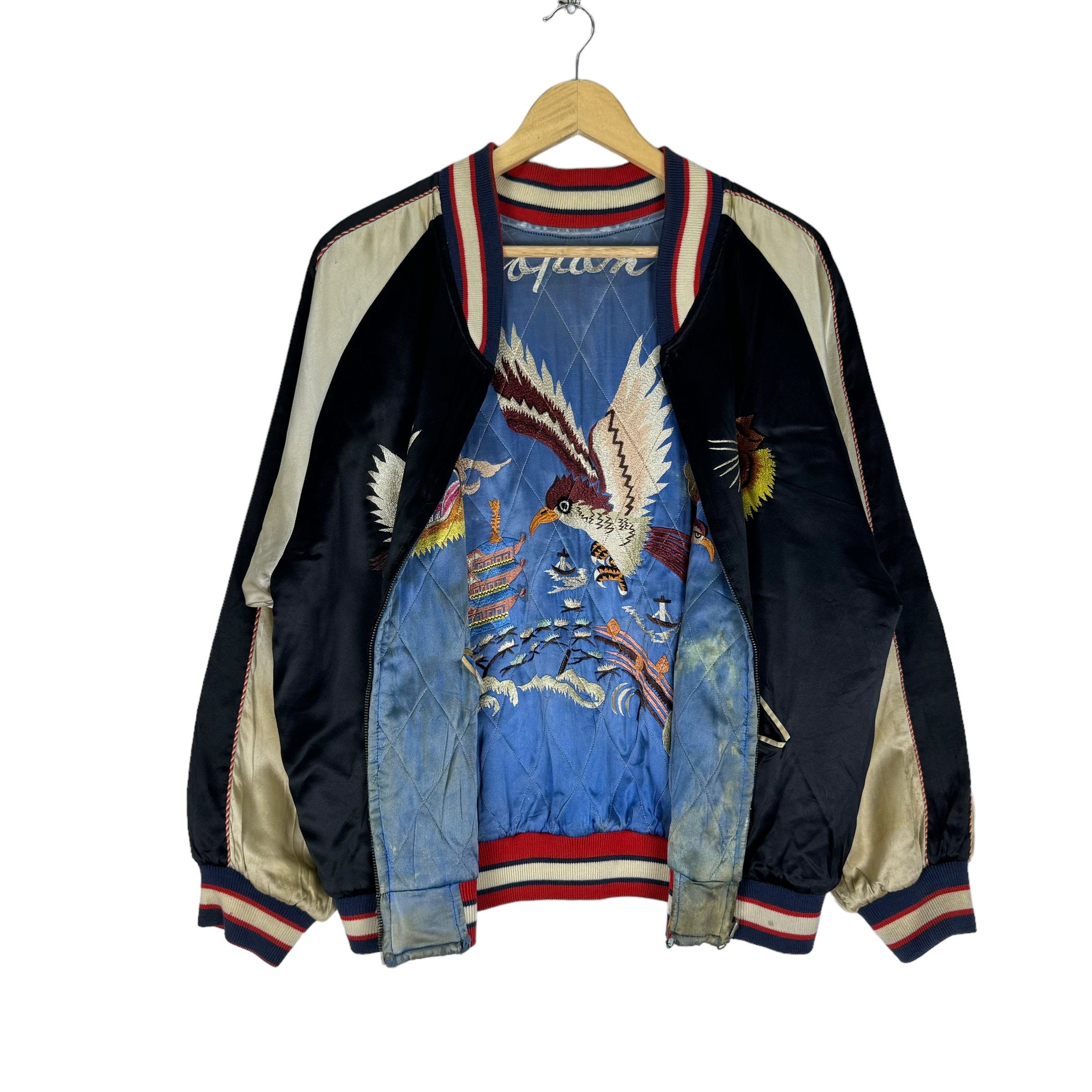 Sukajan Jacket Reversible - Etsy Sukajan Jacket Reversible - Etsy