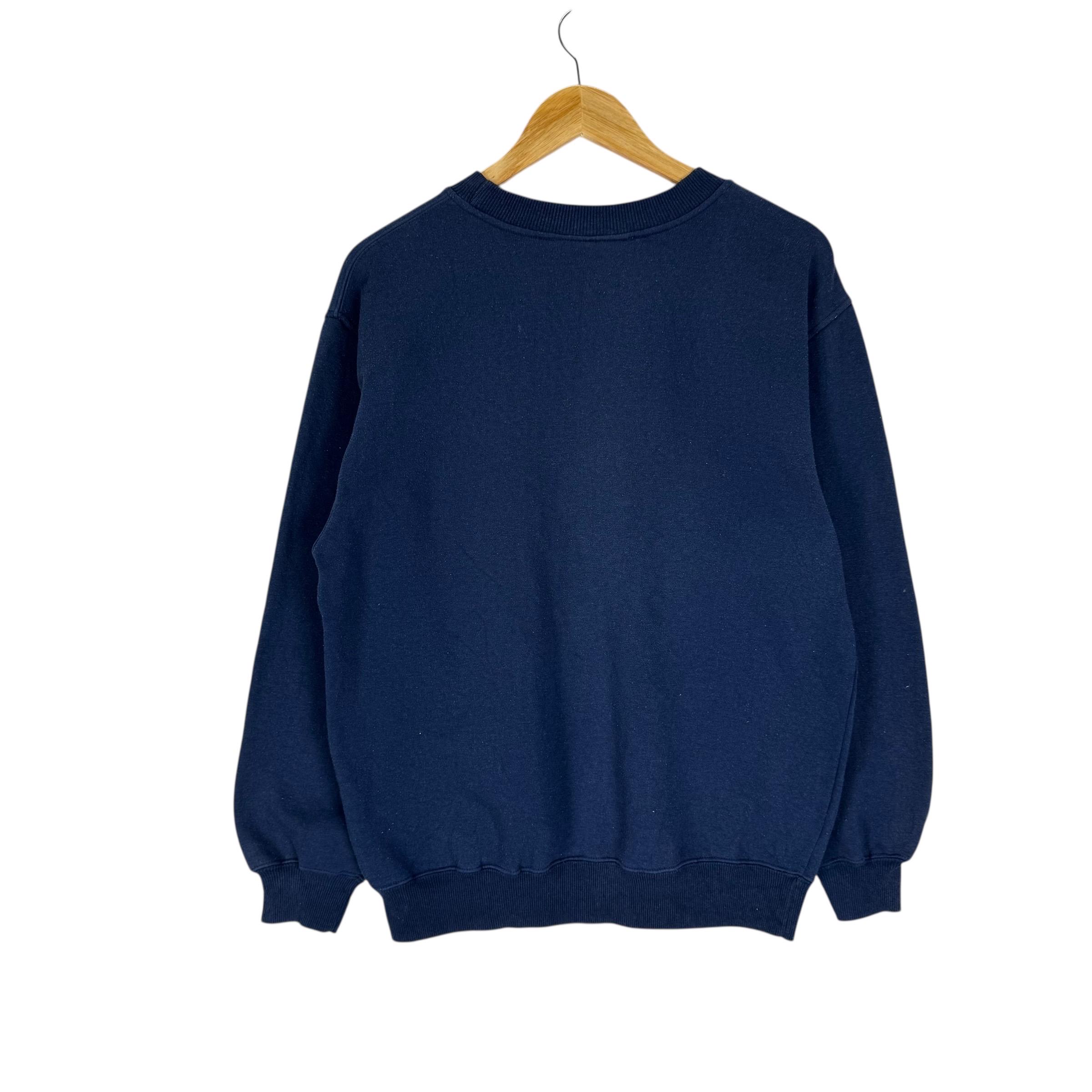 Vintage 90s Nike Small Logo Sweatshirt Navy / Blue (size M) Free