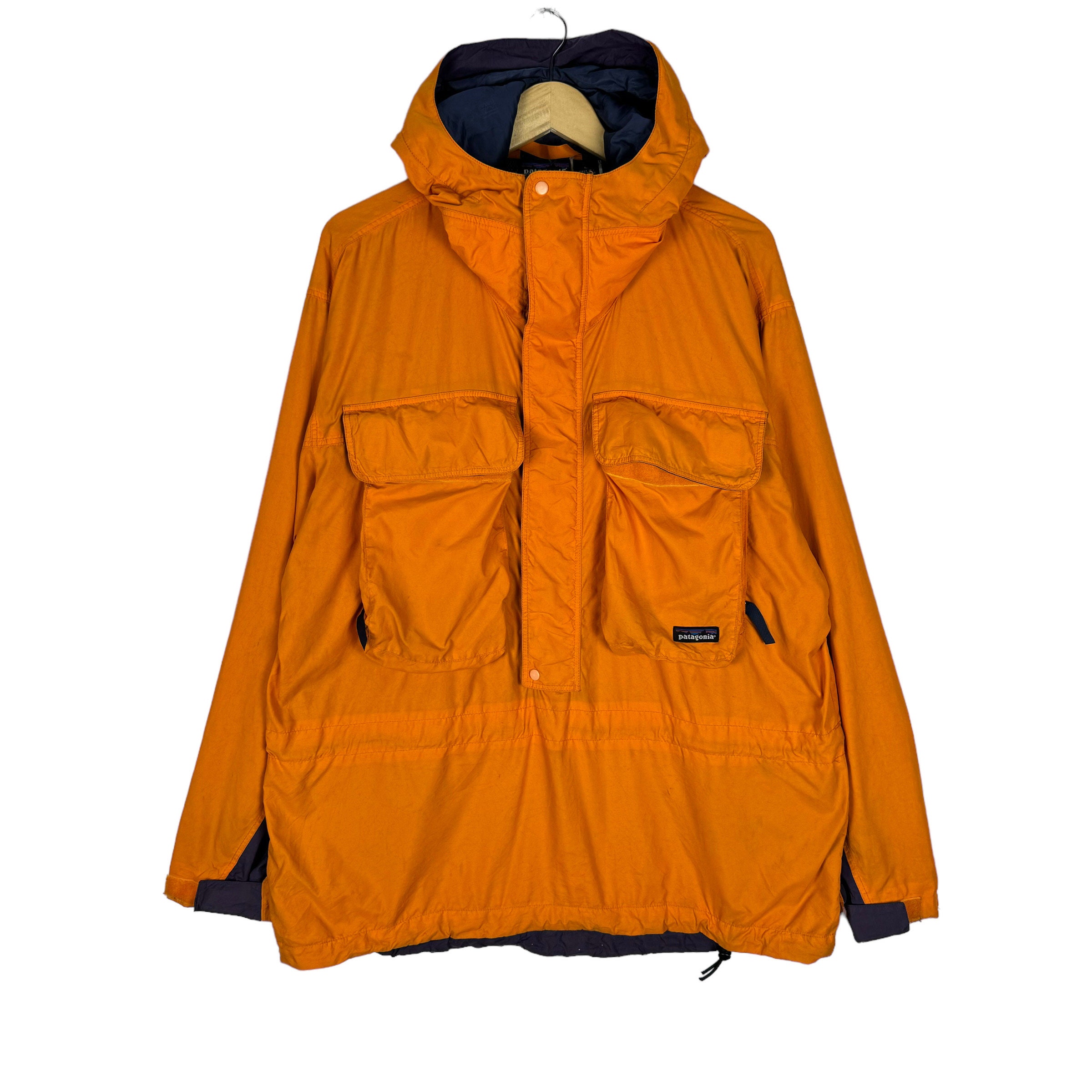 Vintage 90s PATAGONIA Hoodie Half Zip Jacket Windbreaker