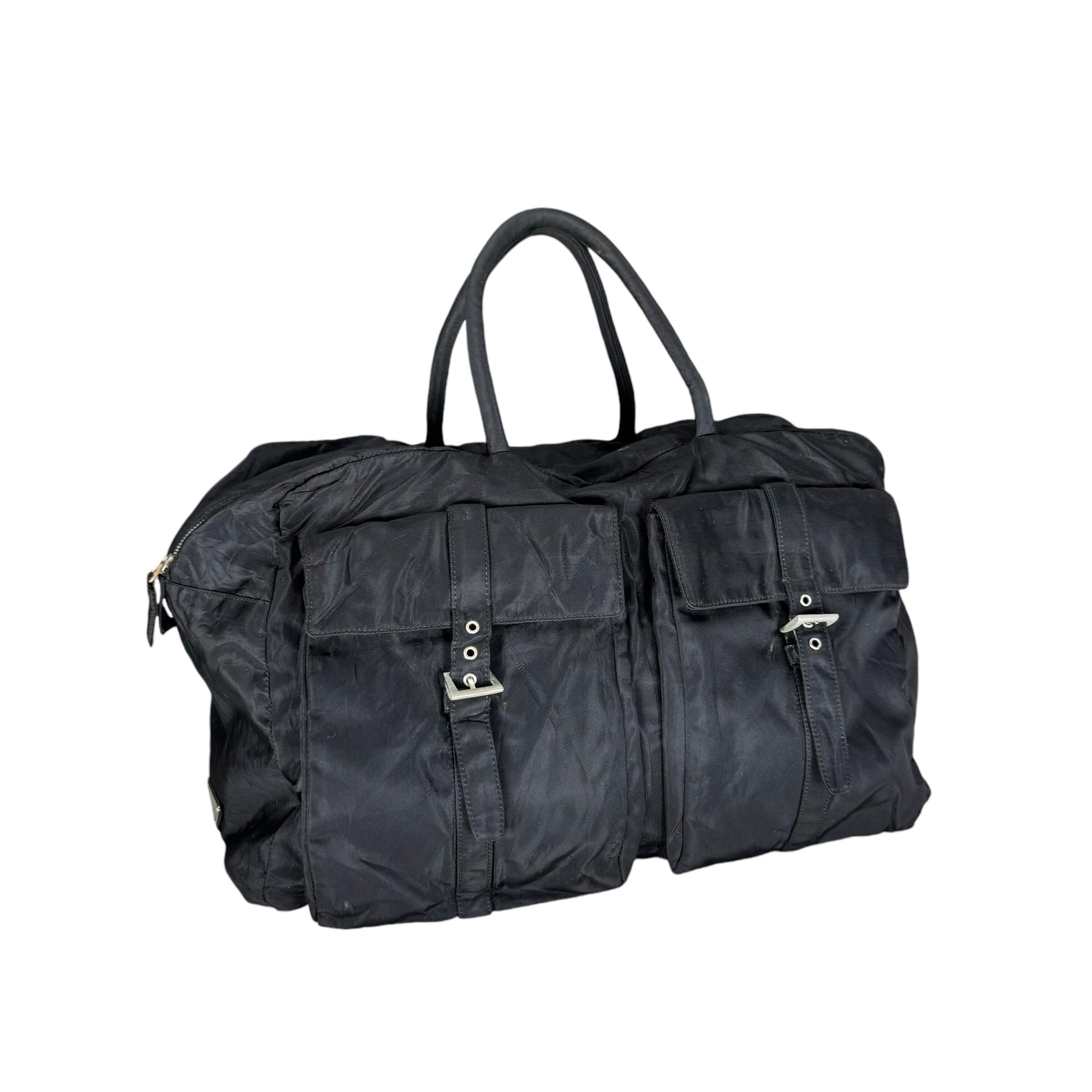 バッグ 90s prada archive shoulder boston bag Vintage 90s Prada Boston Shoulder Bag Black Colour - Etsy