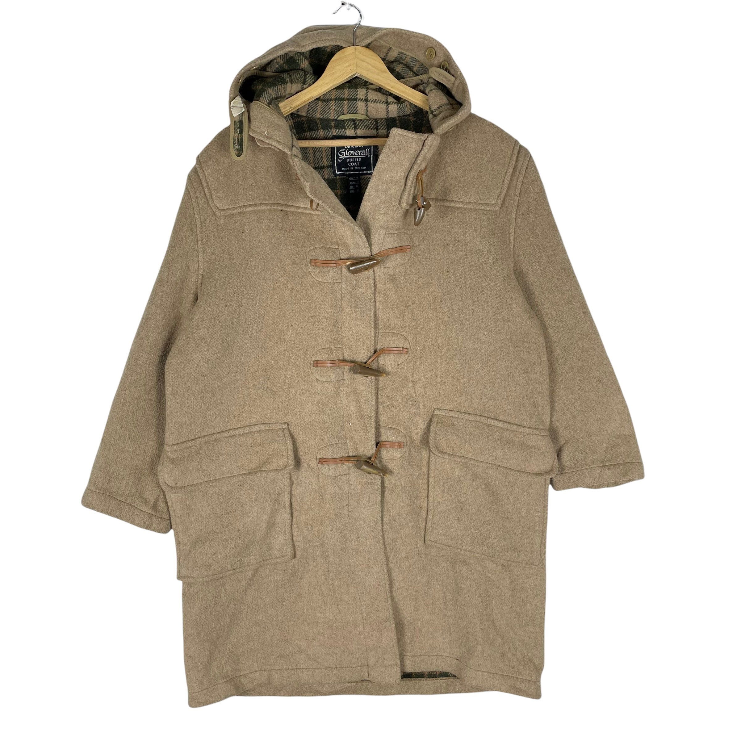 ジャケット・アウター GLOVERALL Made in England Duffle Coat Vintage Gloverall Duffle Coat Jacket Men's GB 46 Wool