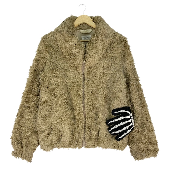 Tsumori Chisato Faux Fur Fleece Zip Jacket - Japanese Designer