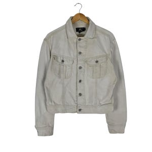 RRL Ralph Lauren Denim Jacket Biege Colour Size Medium