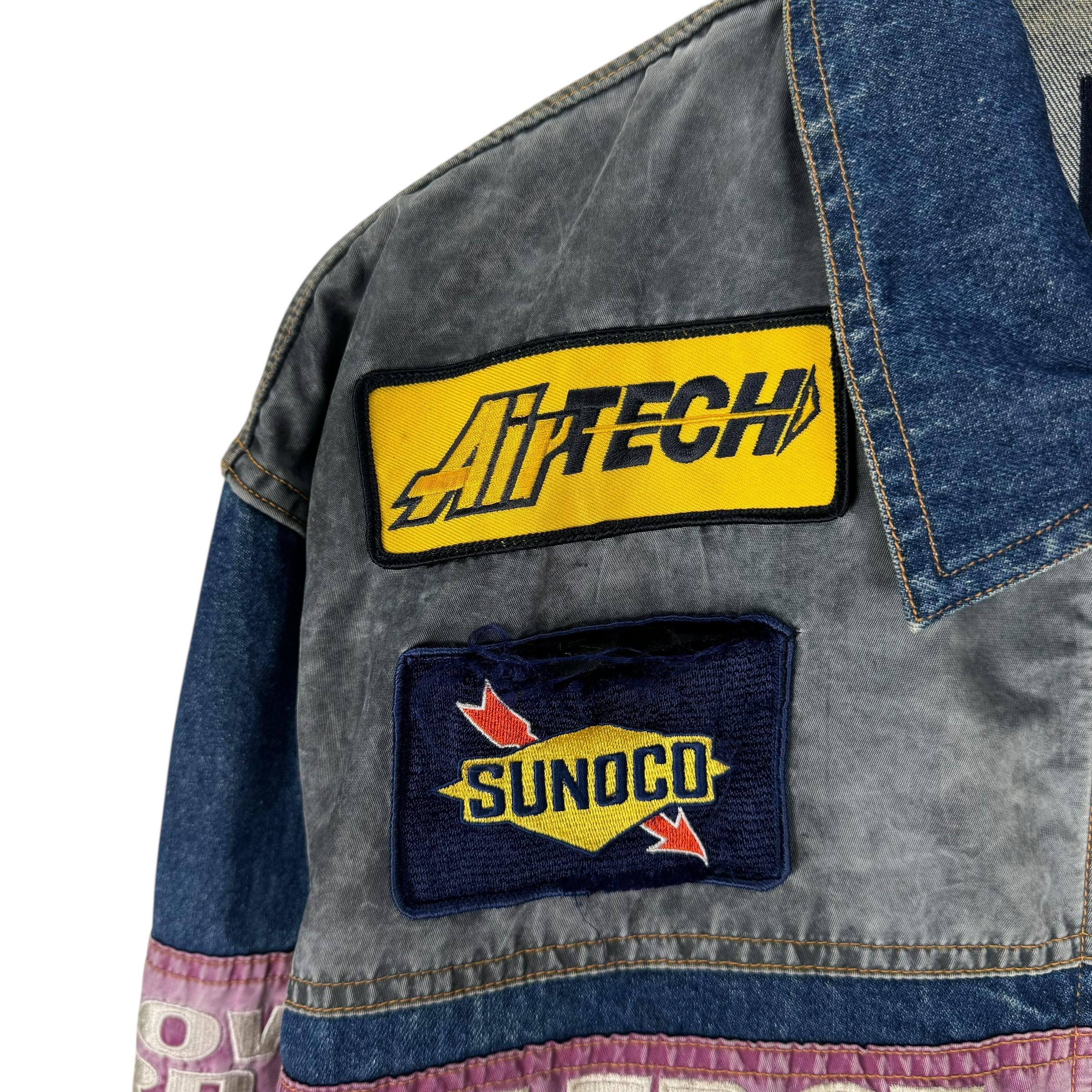 Vintage 90s NHRA Racing Team Denim Jacket - Size Medium - Etsy