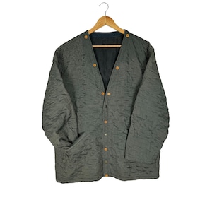 Vintage 90s CP Company Inner Quilted Button Jacket Size 52 Massimo Osti
