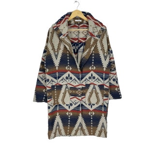 RADARISTA Native Hippie Long Cardigan Navajo Mexican Fashion Aztec Design Women Size Medium