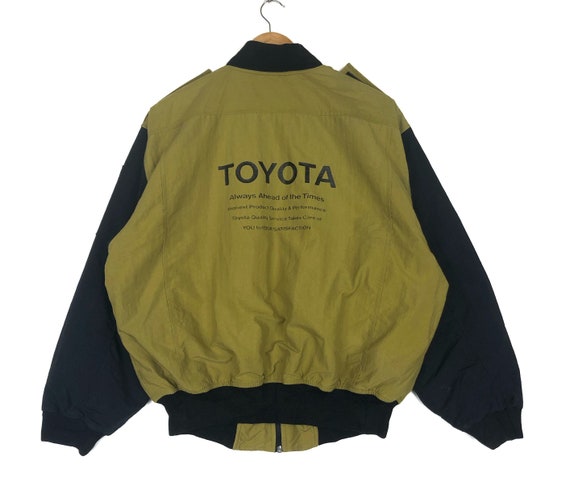 Vintage 90s Toyota Zipper Jacket Motorsports Raci… - image 1