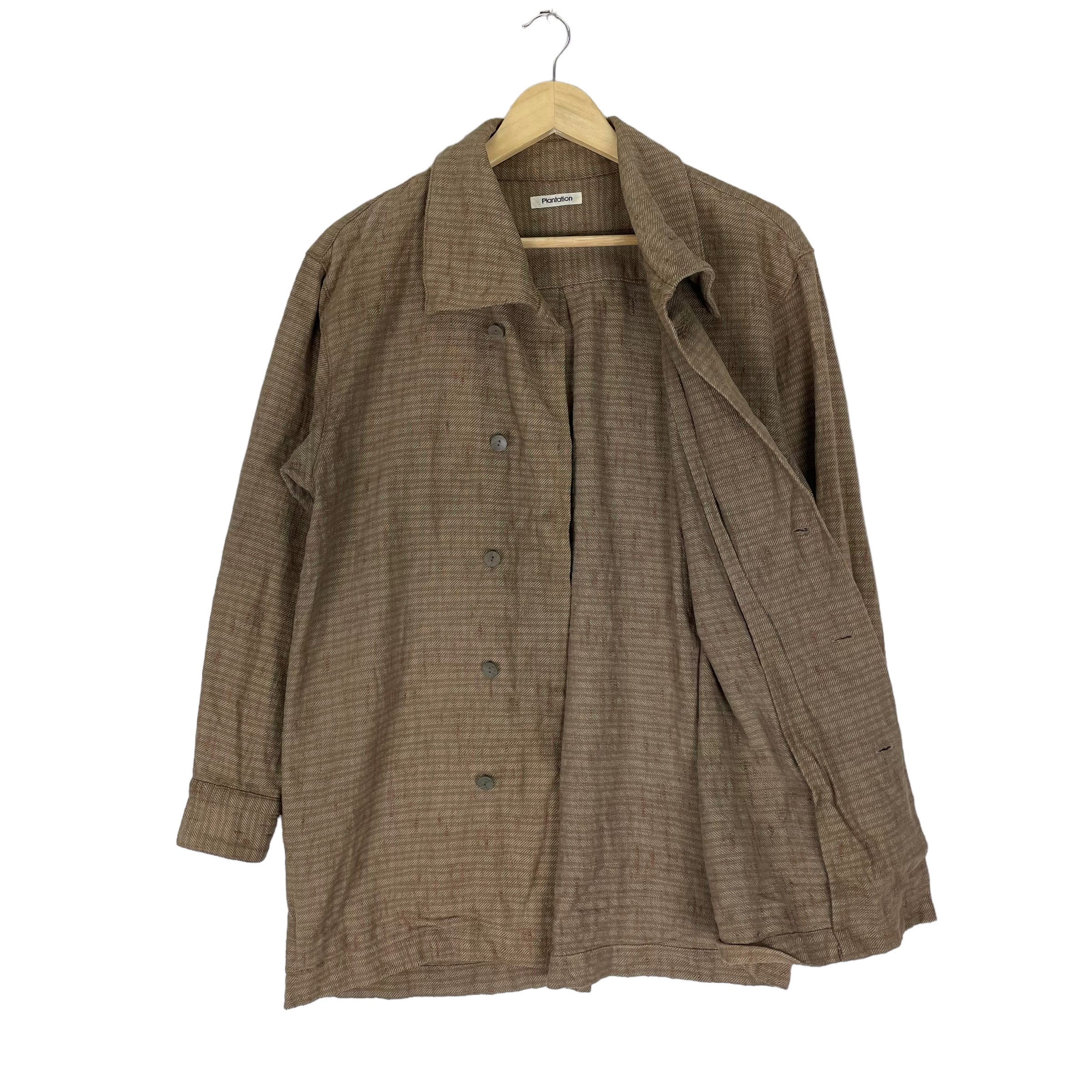 【ISSEY MIYAKE plantation】1996AW 90s Plantation Issey Miyake Button up Shirt Jacket Japanese