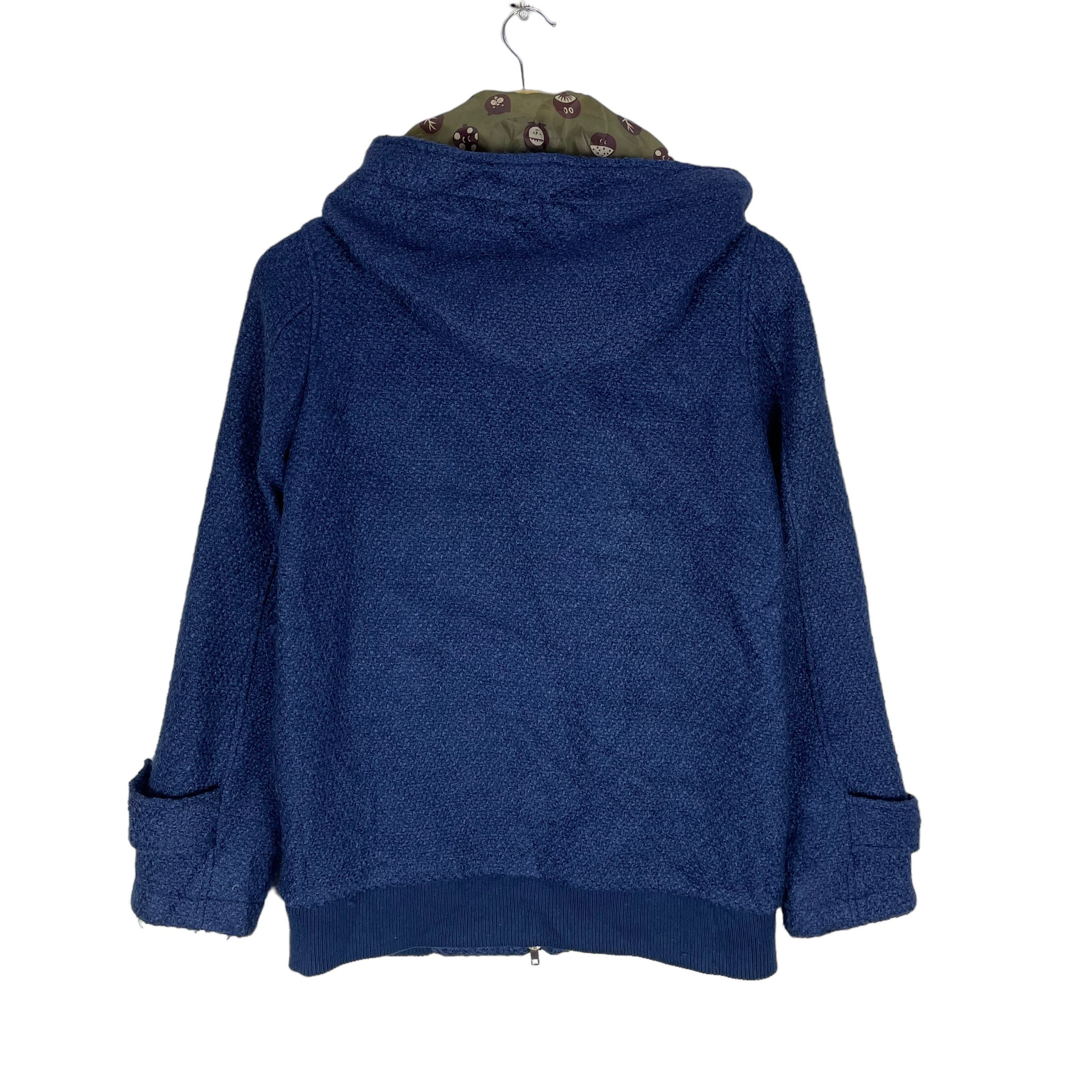 ジャケット・アウター 00s japanese label duffel coat hoodie NE NET Issey Miyake Duffle Coat Hoodie Jacket Blue Colour